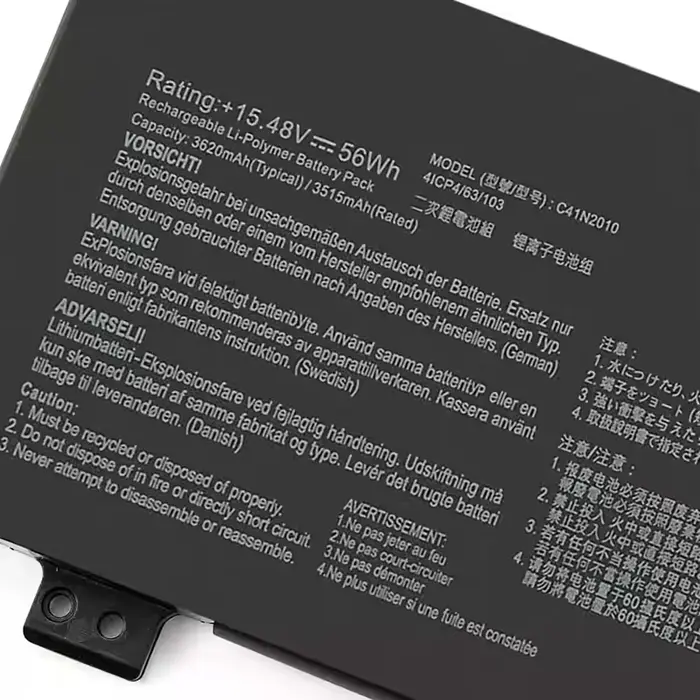 Batterie d'ordinateur portable ONEVAN C41N2010 pour Asus TUF 3 Gaming A15 FX507Z FX507ZC/ZE/ZR TUF707R TUF707Z ROG Strix G15 C15 G513IC G513IH