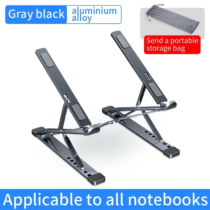 Support pour ordinateur portable en alliage d'aluminium haute performance