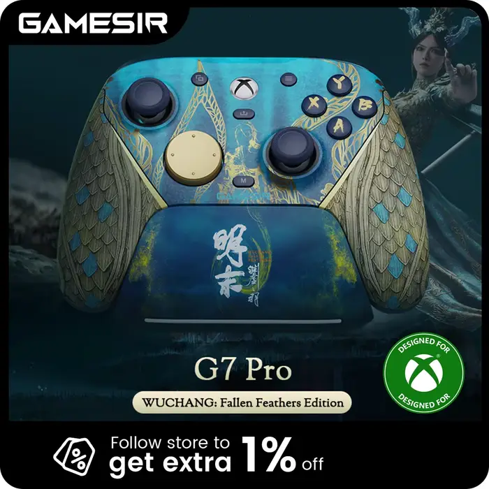 Manette de jeu sans fil GameSir G7 Pro Wuchang pour Xbox Series X | S, Xbox One, Steam, PC, Androi