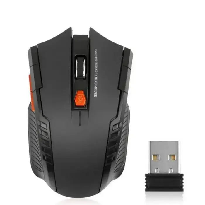 Souris optique sans fil avec récepteur USB, 2.4G, 1600 ug I, souris gamer pour ordinateur, accessoir