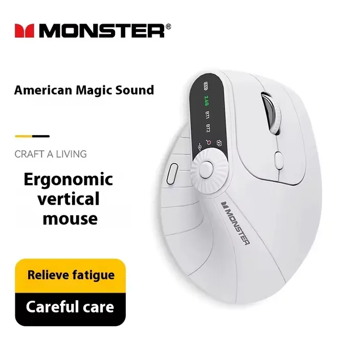 Monster M2 PRO MAX souris de jeu Rechargeable double Mode DPI léger ergonomique personnalisé Vertica