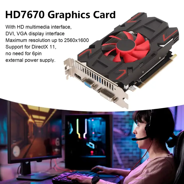 Carte graphique de jeu HD7670