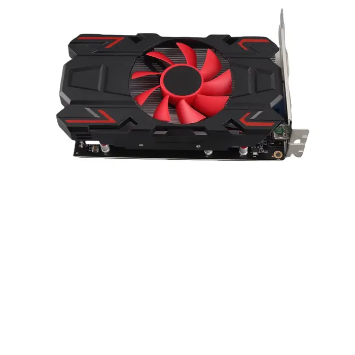 Carte graphique HD7670 4 Go DDR5 128 bits avec ventilateur de refroidissement, prise en charge 2560x