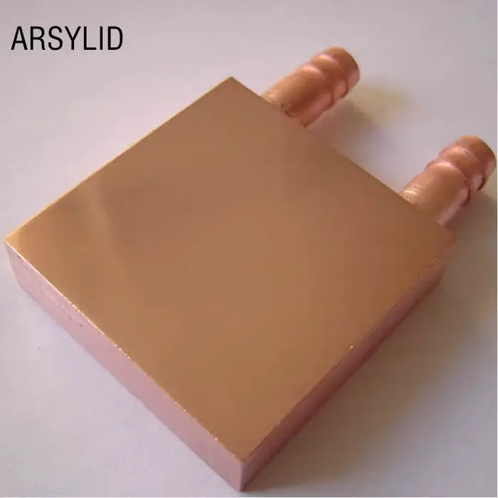 Bloc de refroidissement à eau en cuivre 40x40mm