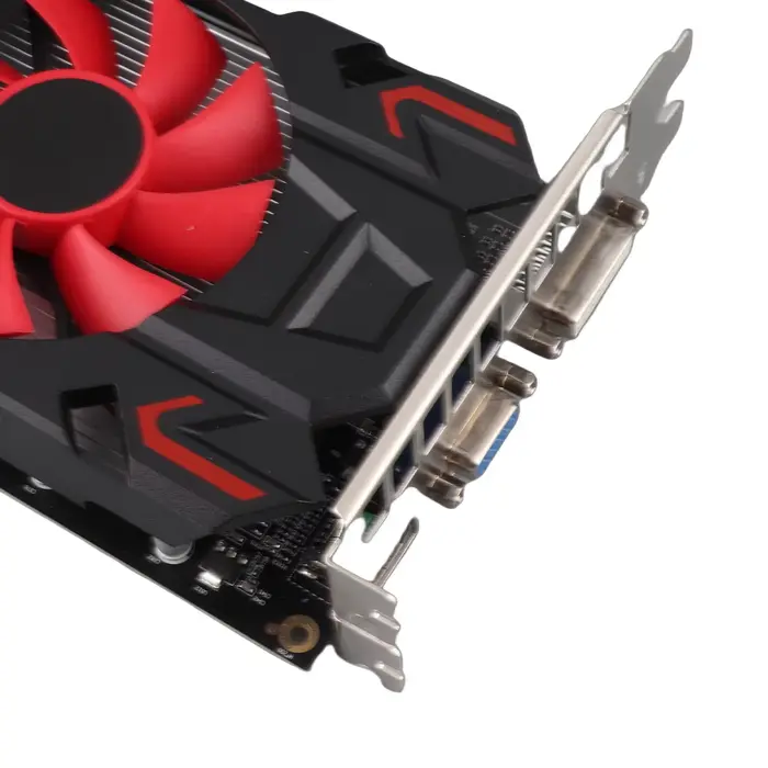 Carte graphique HD7670 4 Go DDR5 128 bits avec ventilateur de refroidissement