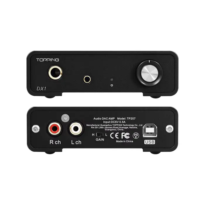TOPPING DX1-Amplificateur de casque pour notaires, machine intégrée AK4493S, DSDMatte