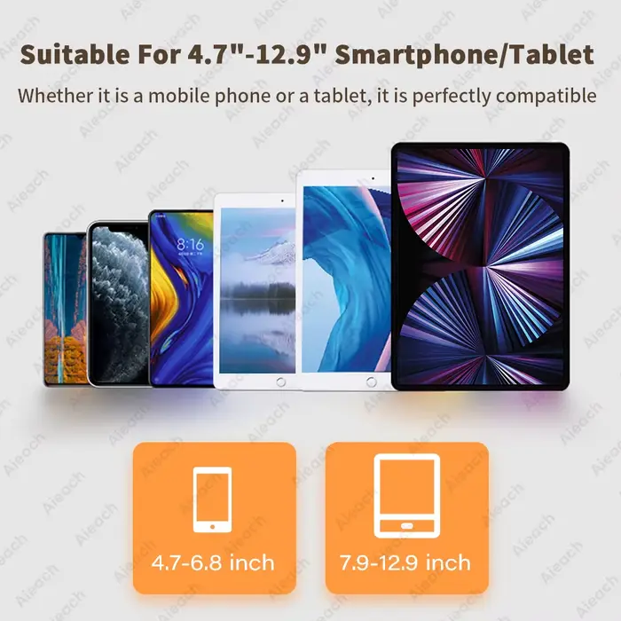 Support de moniteur portable et support de tablette réglable