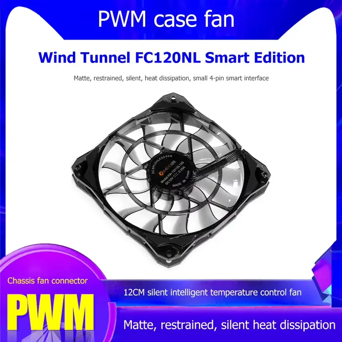 Ventilateur de refroidissement de châssis ID-COOLING 12 cm