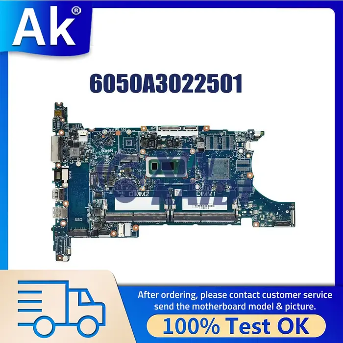 Pour HP 840 G6 850 carte mère d'ordinateur portable 6050A3022501 i5 i7 L62757-601 L62760-601 carte m