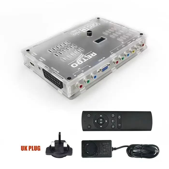 RetroScaler GBSC Pro GBS Contrôle Scart RGBS YPbPr VGA Composite (AV) SV vers HDMI ®   Convertisseur