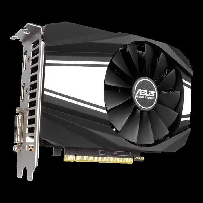 Carte graphique ASUS NVIDIA GTX 1660 PH GTX1660 6G 6GB GDDR5 PCI-E 3.0 HDMI DVI DP 8pin GPU pour bureau ou jeux pour PC