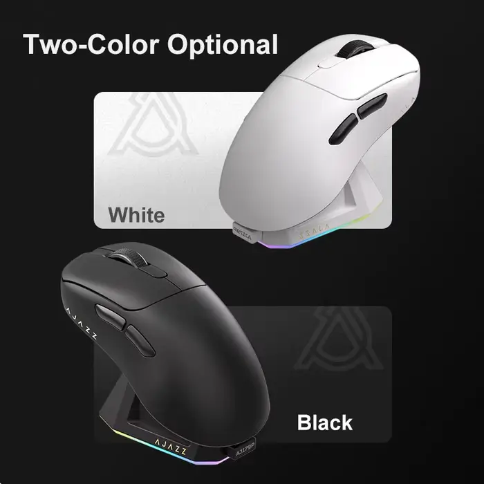 Souris de jeu sans fil AJAZZ AJ179 PRO PAW3395 avec base de charge RGB