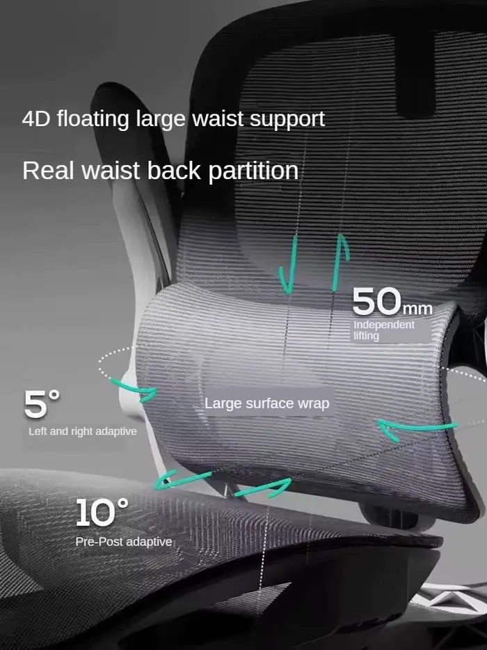 Chaise ergonomique P2Pro noir et blanc