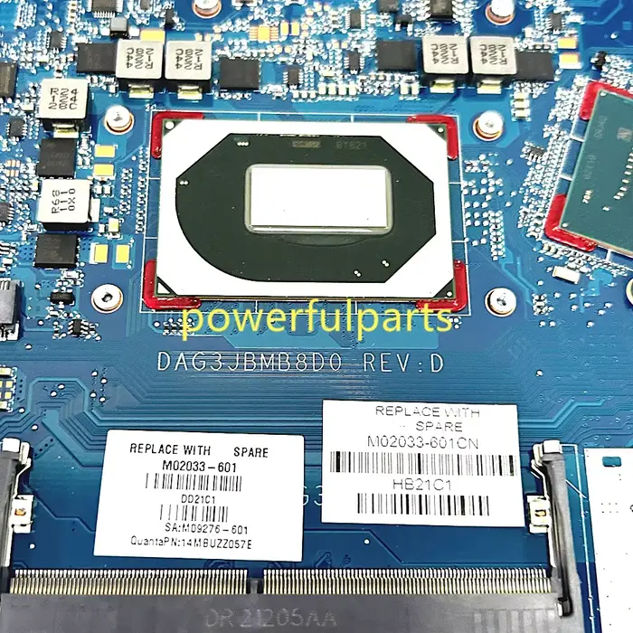 Carte mère pour HP Pavilion Gaming TPN-Q241 16T-A 16-A