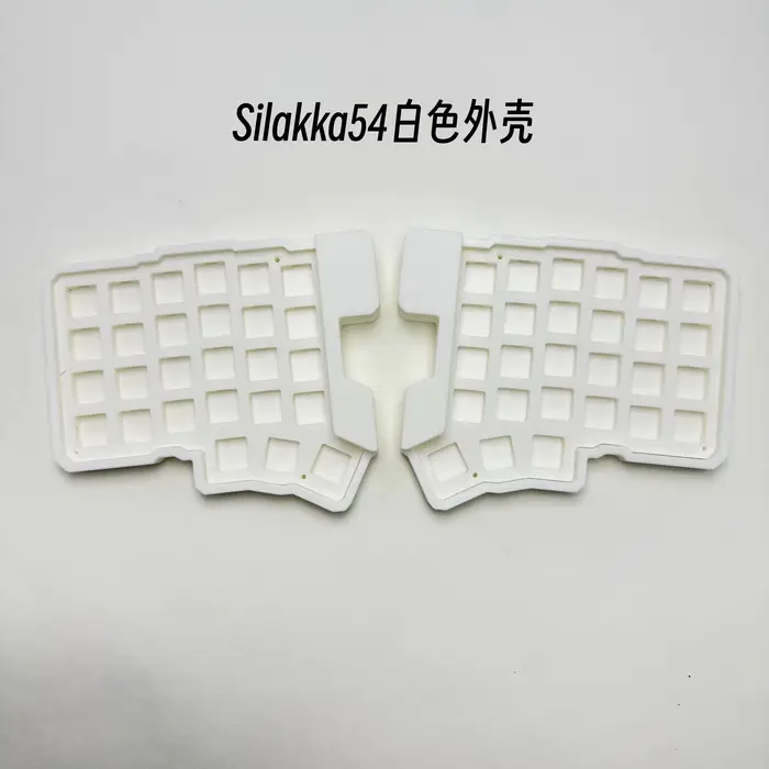 Silakka54 clavier fendu filaire Support d'échange à chaud QMK/VIAL clavier ergonomie RP2040zero acce
