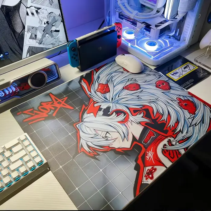 Tapis de souris en verre Drift Smooth