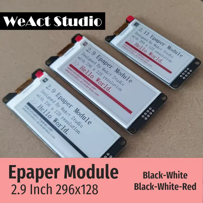 2.9 ''2.13" 2.9 2.13 pouces Module Epaper