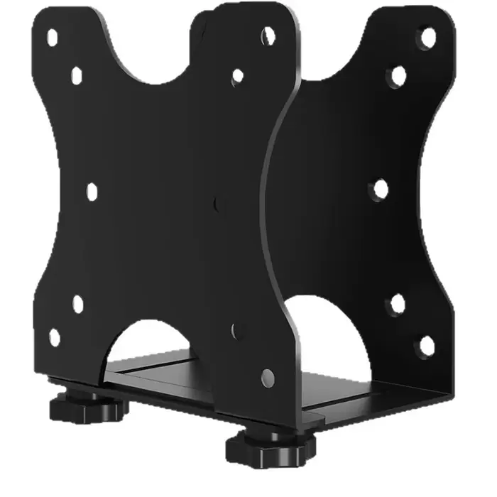 Support mural pour ordinateur, Installation facile, Mini support pour ordinateur sous le bureau, con