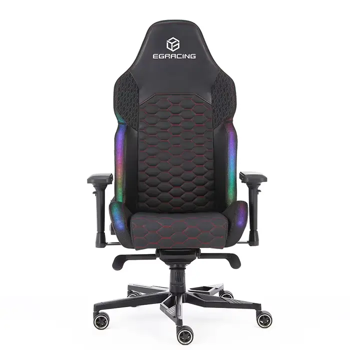 Chaise de jeu personnalisée, chaises de jeu, chaise de jeu LED avec éclairage LED