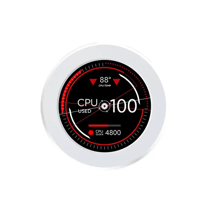 Écran refroidi à l'eau IPS USB de 2.1 pouces