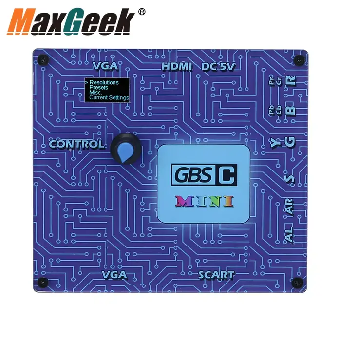 Maxgeek-Convertisseur vidéo de jeu GBS Control, accessoire de jeu rétro