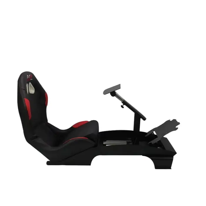 Cockpit de simulation de course F1 professionnel avec siège