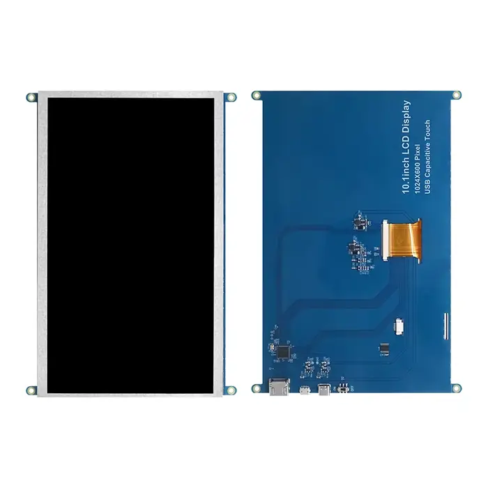 Écran Raspberry Pi 10.1 pouces, écran tactile 1024x600 HDMI pour Raspberry Pi 5/4/3B/B + Win11/10/8