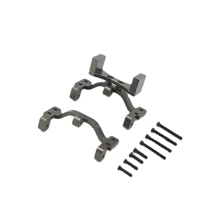 Siège de montage de tige de traction en métal WPL C24 MN99S et support de montage Servo pour MN D90 