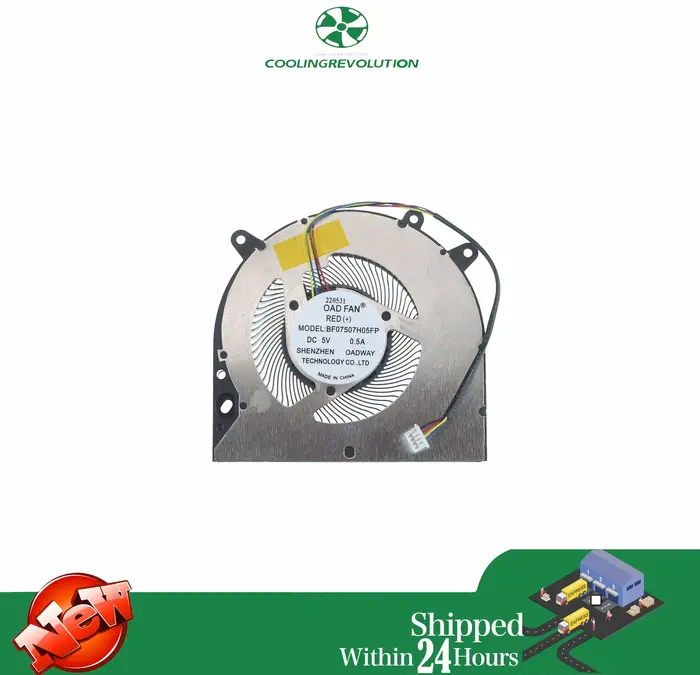 Ventilateur de refroidissement pour processeur d'ordinateur portable