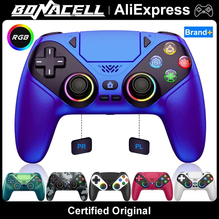 Manette sans fil pour Playstation 5/PS5/PS5 Pro/Slim/PC