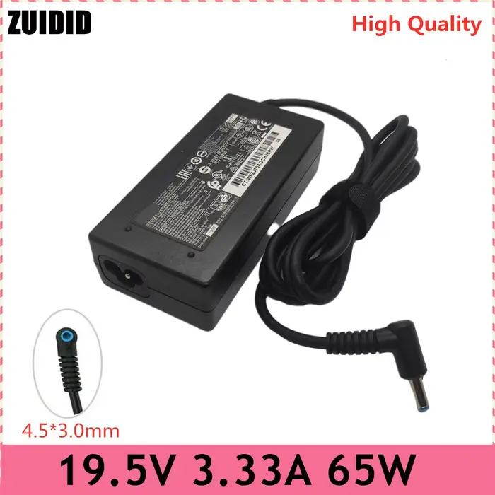 Chargeur d'ordinateur portable 19.5V 3.33A 4.5*3.0mm 65W