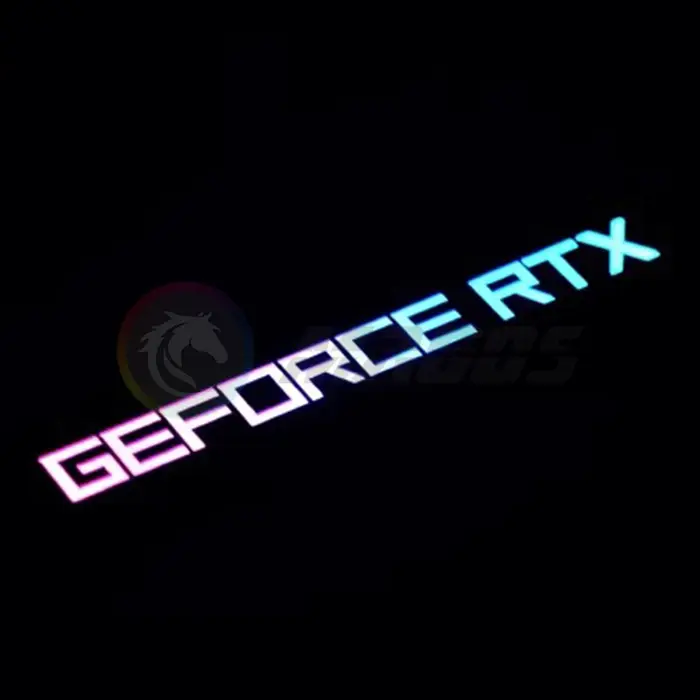 Panneau latéral de carte graphique RGB RTX AMD GeForce GPU modifier 5V 3 broches ARGB AURA SYNC boîtier PC bricolage MOD