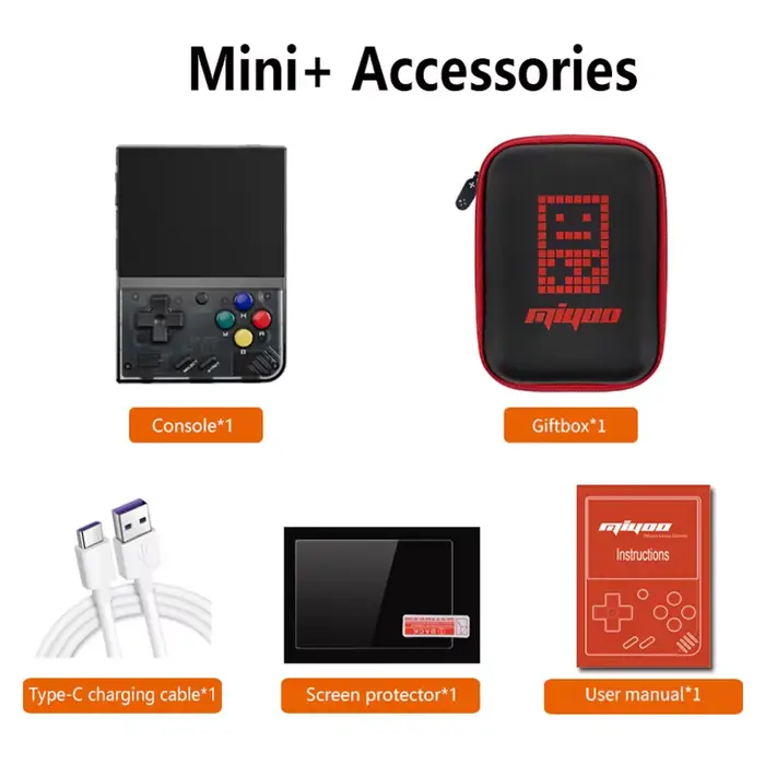 MIYOO Mini Plus Console de jeu portable rétro écran IPS HD 3