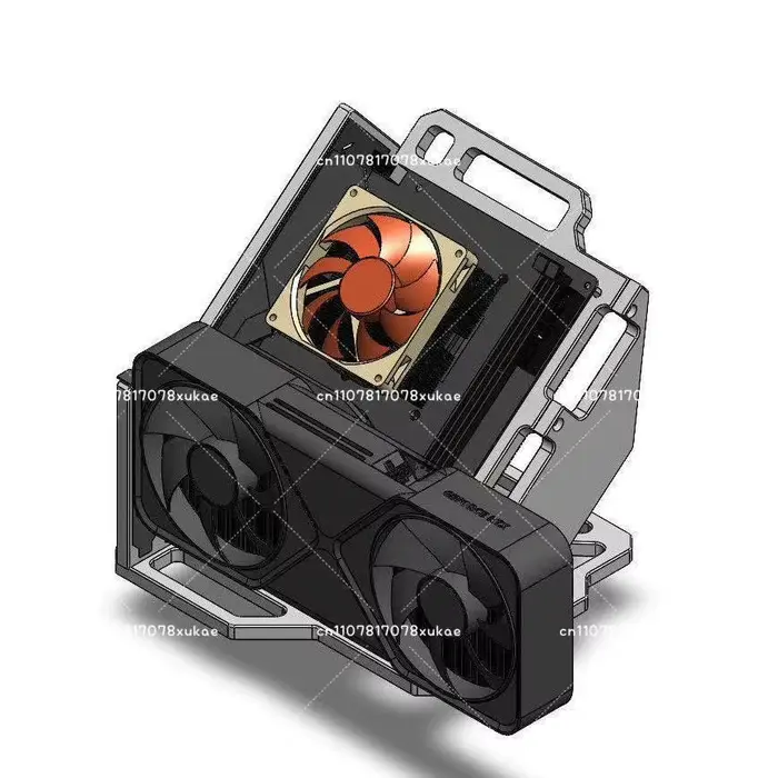 Mini-chaîne d'ordinateur ITX ouverte DIY pour la maison