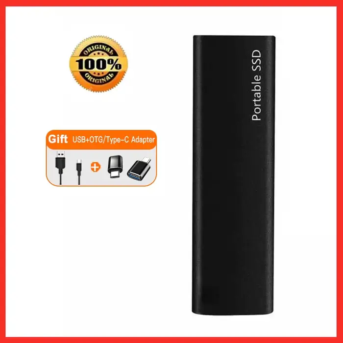 Disque dur externe SSD portable 1 To, interface USB 3.0, haute vitesse, disque dur SSD original pour
