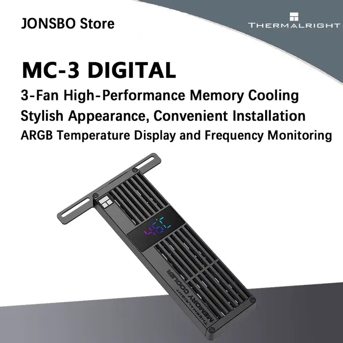 Dissipateur thermique silencieux Thermalright MC-3 avec affichage numérique
