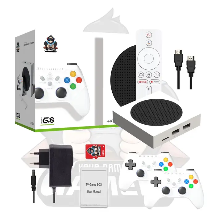 2025 nouveau bâton de jeu G8 128g 69000 + jeux 14 + simulateurs 5G Android boîte de jeu réseau lecte