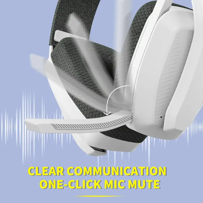 BINNUNE BW06 casques Bluetooth Gamer avec micro pour PS5 PS4 PC Mac Playstation casque de jeu sans fil 2.4GHz avec Microphone