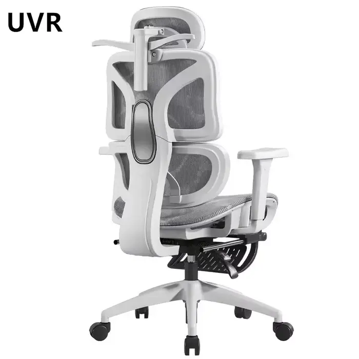 Chaise ergonomique UVR, chaise d'ordinateur pour la maison, confortable pour s'allonger, chaise de j