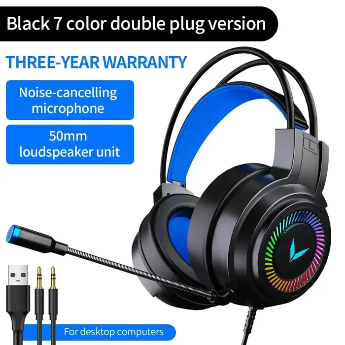 G58 casque de jeu jeu filaire 7.1 canaux PUBG