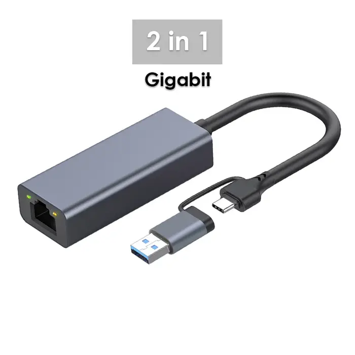 Adaptateur Ethernet externe USB C 100/1000Mbps