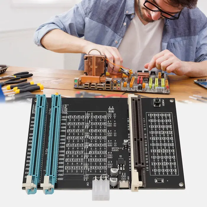 Testeur de carte graphique avec lumière AGP PCI-E