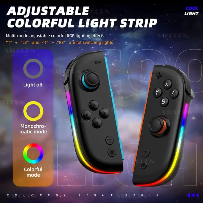 Contrôleur de jeu 2025 pour manette de jeu Switch/Lite/Oled