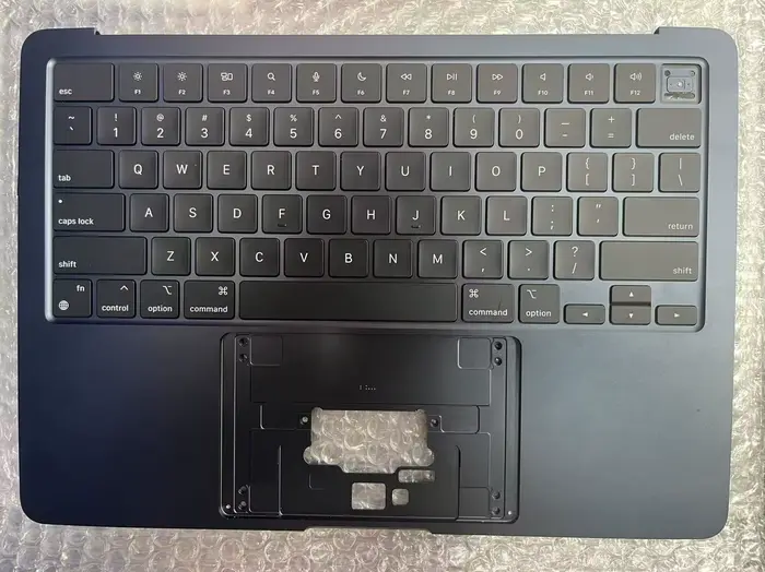 Couleur originale gris bleu pour Macbook Air 13.3 "M2 A2681 Topcase avec repose-paume rétro-éclairé clavier américain