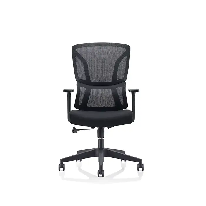 Chaise de bureau ergonomique de luxe à dossier moyen, avec hauteur de levage, vente en gros, chaise