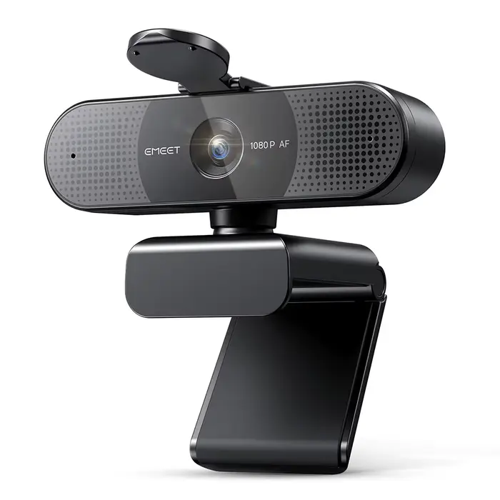 Webcam EMEET 4K/1080P pour PC/ordinateur, caméra vidéo à mise au point automatique PDAF avec double 