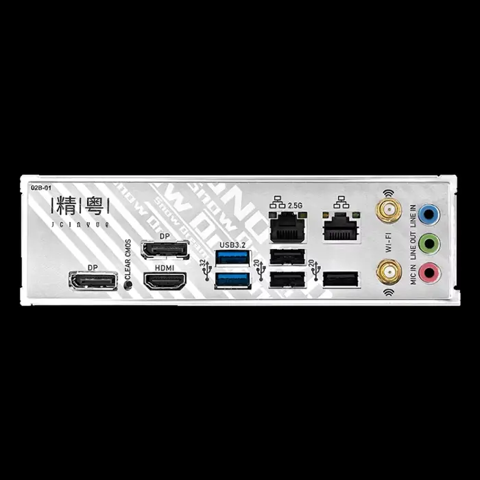 JGINYUE B760i carte mère LGA 1700 prise en charge Intel Core 12th 13th DDR5 mémoire RAM dernière mini itx B760i-Snow Dream D5