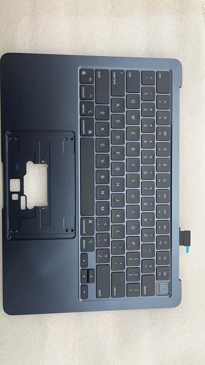 Couleur originale gris bleu pour Macbook Air 13.3 "M2 A2681 Topcase avec repose-paume rétro-éclairé clavier américain