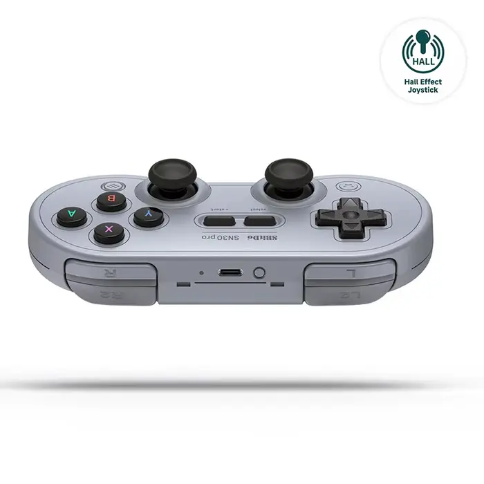 Manette de jeu Bluetooth sans fil 8BitDo SN30 Pro avec effet Hall pour Switch 2, 1, PC, Windows 10,