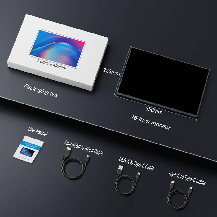 Moniteur portable WonTim 16
